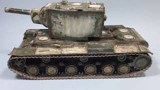 Trumpeter 1:35,  KV-2 - Slide Show