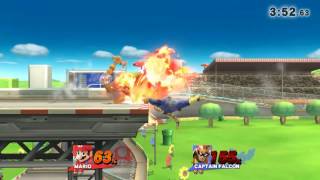 Mario VS Captain Falcon - Super Smash Bros. For Wii U - For Glory - 2017