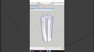 Create Chairs Leg in SketchUp #Tips 1 #shorts