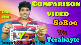 soroo 🆚 terabayte USB hub comparison