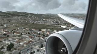 Air Europa 777-200 || Windy But Smooth Landing at Ibiza Spain