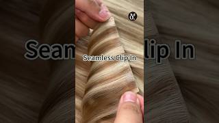 Seamless Clip-In🎉#hairextensions #hairextensionspecialist #hairextensionfactory #clipins #tapeins