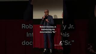 Robert Downey Jr. introducing his new documentary, AFI Fest #robertdowneyjr