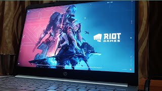 Valorant in Windows 11 - Intel G1 Graphics - I51035 G1-Graphics-Hp 14s-DR1009TU