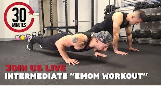 "EMOM" LIVE WORKOUT/// 5 BURPEES, 5 SQUATS, 5 JAX, 5 CRUNCH