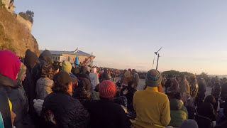 Alcatraz: Standing with Standing Rock sunrise ceremony w/ Michael Franti Nahko