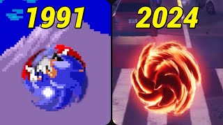 The evolution of Sonic Spin Attack (1991-2024)