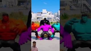 GTA V : BABY HULK VS PINK HULK SUPERHERO BATTLE🔥#shorts #gta5