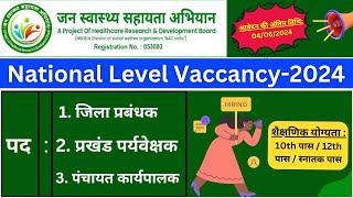 ALL INDIA VACCANCY OF JILA PRABANDHAK 2025 || मैट्रिक पास सभी आवेदन कर सकते है 👍 #JSSA #jobvacancy