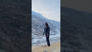 Manali in winters ❄️☃️✨ #manali #ytshortsvideo #explore #travelvlog #shortsvideo #himachalpradesh