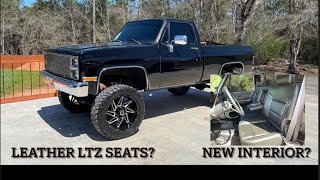 2017 LTZ SEATS IN THE K10 SQUARE BODY!!!