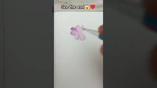 beautiful flowers art 😍 #shorts #creativitywithaera #trending #viral #youtubeshort #art #painting