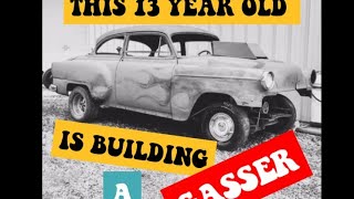 AWESOME 13 YEAR OLD IS BUILDING  A GASSER! THE HOTWHEELS LEGENDS CONTEST? @JayEvanSpringer