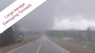 Large Damaging Wedge Tornado - Tishomingo, Mississippi