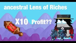 Growtopia|Making 10 Ancestral Lens of Riches!(Profit?)