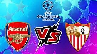 مباراة اشبيلية وارسنال اليوم دوري ابطال اوربا Sevilla and Arsenal match today, Champions League