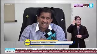 Bernama TV - "Kelab Perlu Berfikiran Rasional"