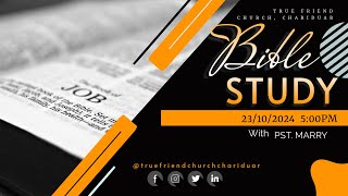 BIBLE STUDY 23/10/2024