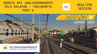 KERETA API JOGLOSEMARKERTO 2023 SOLO BALAPAN - YOGYAKARTA | PART 6 | TRAINZ SIMULATOR INDONESIA