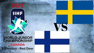 Sweden vs Finland QUARTERFINAL FULL GAME | 2021 World Junior Championship