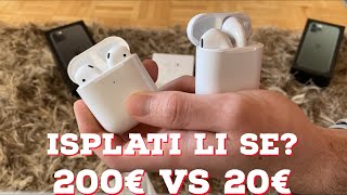 APPLE SLUSALICE OD 200€ VS KINESKE OD 20€