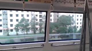 SMRT C151 025/026 - Train Ride from Boon Lay to Pioneer (» Joo Koon)