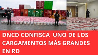 DNCD CONFISCA MÁS DE 2 2 TONELADAS DE COCAÍNA; SE ESTIMA ES UNO DE LOS CARGAMENTOS MÁS GRANDES EN RD