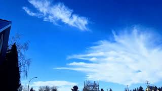 strange clouds 3pm West to NW sky Feb 12, Alberta Canada