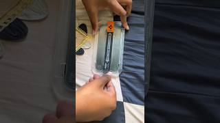 iPhone 15 tempered glass gone wrong 😭😭 | spigen tempered glass #shorts #iphone15 #moyemoye