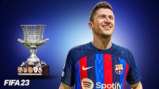 FIFA23 - BARCELONA DA SHOW EM FINAL! REAL MADRID VS. BARCELONA FINAL SUPERCOPA DA ESPANHA 4K