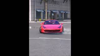 GTA 5 CAR DRIFT | Ferrari 458 Italia | 😱 |#shorts | #youtubeshorts | #gta5 | #trending | #shortvideo