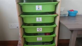 What's in our workbox #1 for preschoolers/ kindergartners