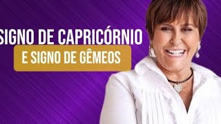 Signo de Capricórnio e signo de Gêmeos. Conferi no vídeo.