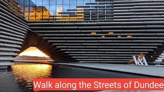 Walk along the Streets of Dundee | Scotland | UK #travelvlog #scotland #streetwalking