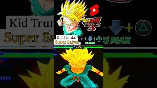 Kid Trunks Super Saiyan - Dragon Ball Z Budokai Tenkaichi 3 #dbzbt3 #dragonball #bt3 #kidtrunks