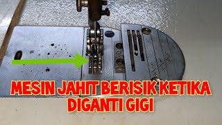 cara mengganti gigi mesin jahit