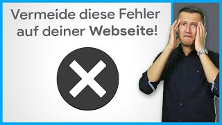 Diese Fehler solltest du auf einer Webseite vermeiden, wenn du Google Ads nutzt