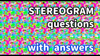 stereogram answer,stereoscopic,magic eye pictures