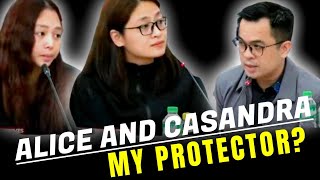 ALICE GUO AT CASANDRA ONG GINISA SA QUAD COM HEARING