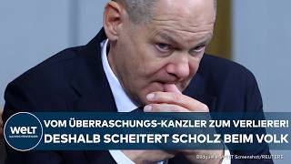 OLAF SCHOLZ: Nach Vertrauensfrage - Wegen diesen Themen verliert der Kanzler auch beim Volk