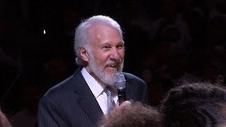 Gregg Popoch Speech | Tim Duncan Jersey Retirement Ceremony | December 18, 2016