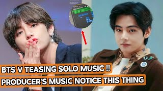 BTS News!! BTS V Teasing Solo Music? Fans Speculate as Producer Shares Cryptic Instagram Story