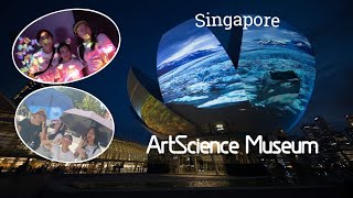 Singapore 1- Fun day with the bagets in ArtScience Museum, Singapore