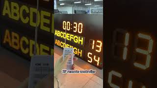 Outdoor Waterproof LED Football Scoreboard #leddisplay #football #soccer #sports #puusled  #led