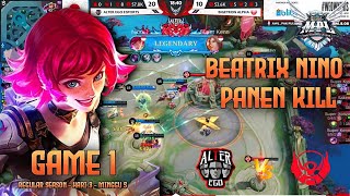 BEATRIX NINO MENGGILA | BIGETRON ALPHA vs ALTER EGO | GAME 1 |  MPL ID S12