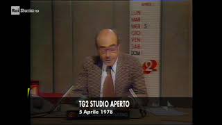 Tg1 e Tg2 del 6 aprile 1978 - Lettera di Aldo Moro a Zaccagnini