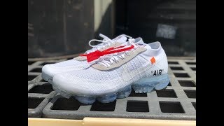 OFF WHITE NIKE VAPORMAX CUSTOM | TIMELAPSE