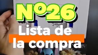 HOY HACEMOS UNA LISTA DE LA COMPRA PARA LA NEVERA