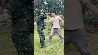 defend yourself when slapped [THAO SELF DEFENSE] #vothuat #kungfu #martialarts #kravmaga #trending