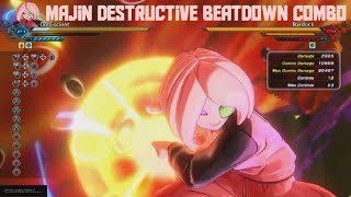 Xenoverse 2 Combo Majin Destructive Beatdown